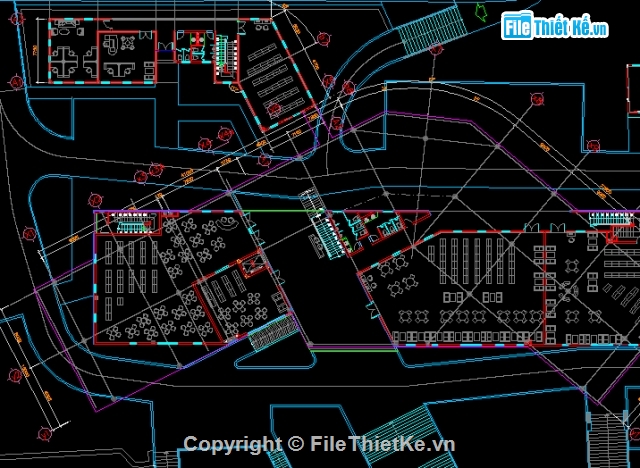 đồ án tốt nghiệp,trung tâm cộng đồng,file cad đồ án